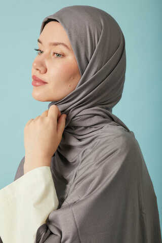 Jersey Scarf Grey - 5