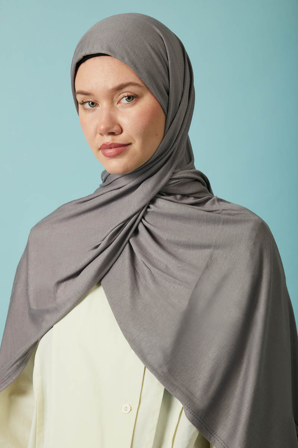 Jersey Scarf Grey - 6