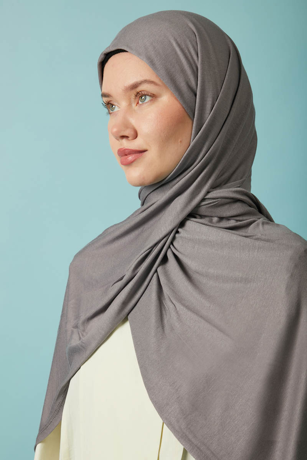 Jersey Scarf Grey - 7