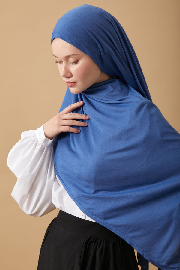 Jersey Scarf Indigo - 3