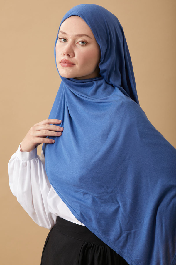 Jersey Scarf Indigo - 4