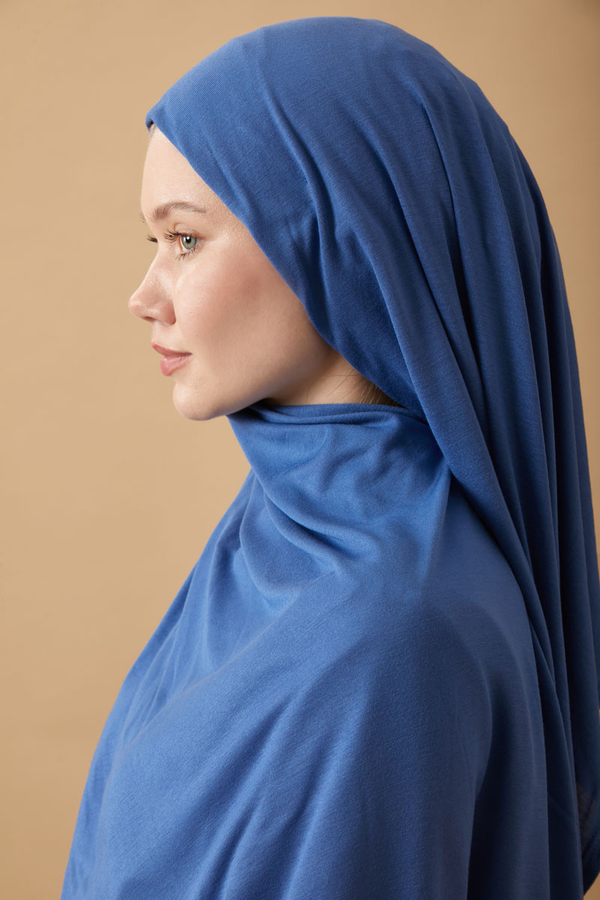 Jersey Scarf Indigo - 7