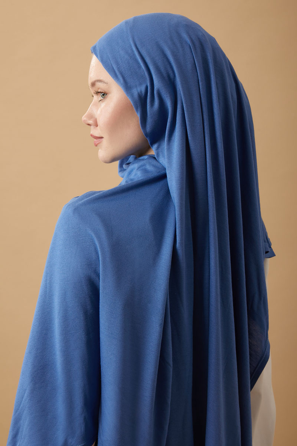 Jersey Scarf Indigo - 8
