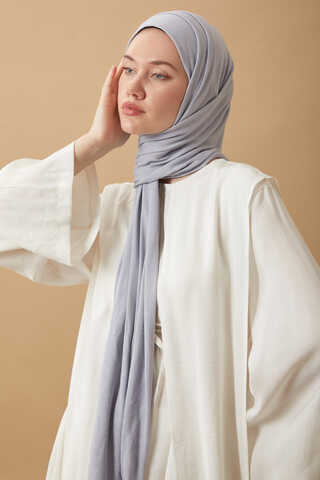 Jersey Scarf Light Grey - 3