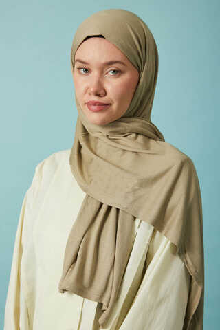 Jersey Scarf Olive Green - 2