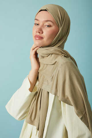 Jersey Scarf Olive Green - 4