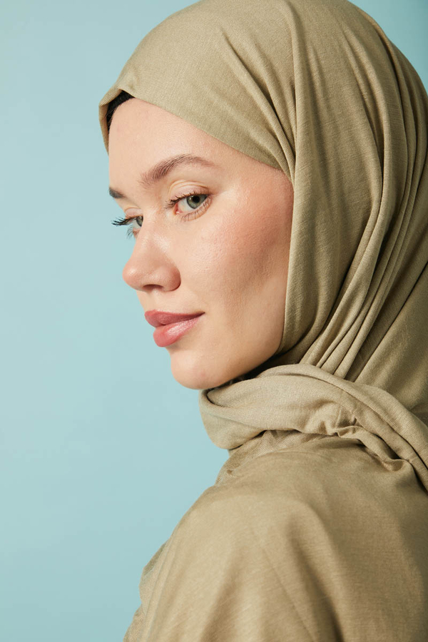 Jersey Scarf Olive Green - 8