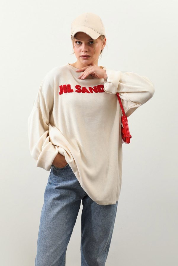 Jıl Sander Nakışlı Tunik Kırmızı - 4