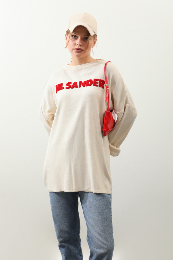 Jıl Sander Nakışlı Tunik Kırmızı - 7