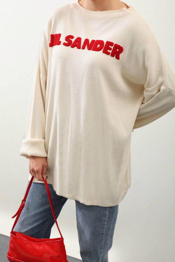 Jıl Sander Nakışlı Tunik Kırmızı - 8