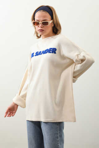 Jıl Sander Nakışlı Tunik Saks Mavisi - 6