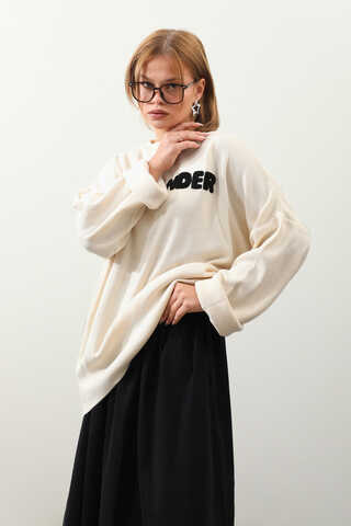 Jıl Sander Nakışlı Tunik Siyah - 8