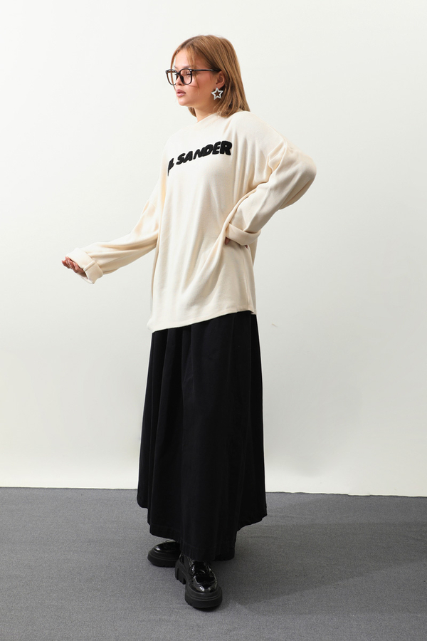 Jıl Sander Nakışlı Tunik Siyah - 2