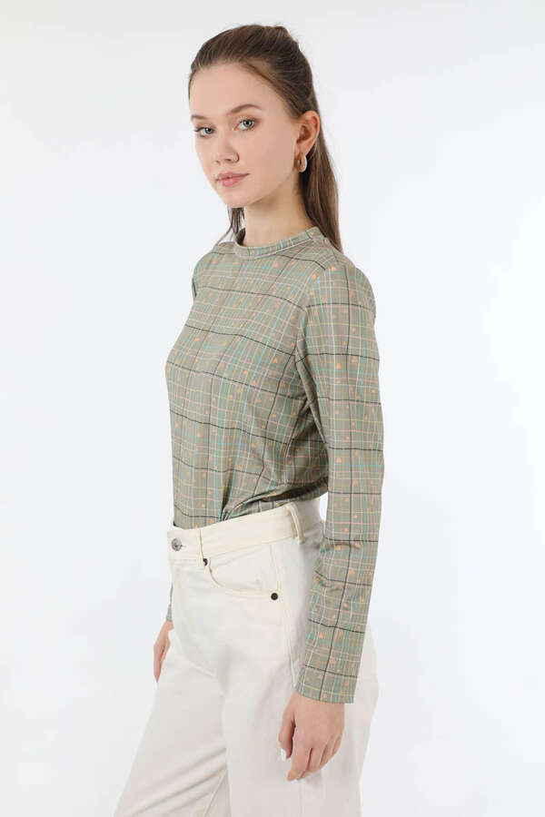 Kalp Desenli Body Mint - 5