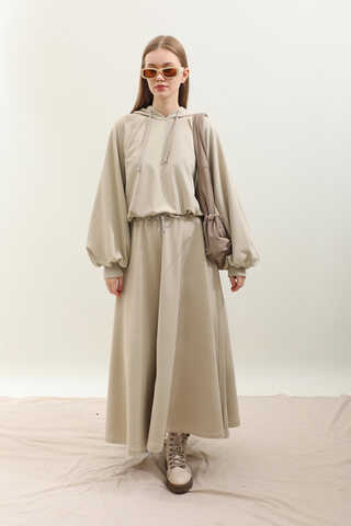 Kapişonlu Sweat Etek Takım Taş - 3