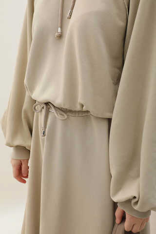 Kapişonlu Sweat Etek Takım Taş - 8