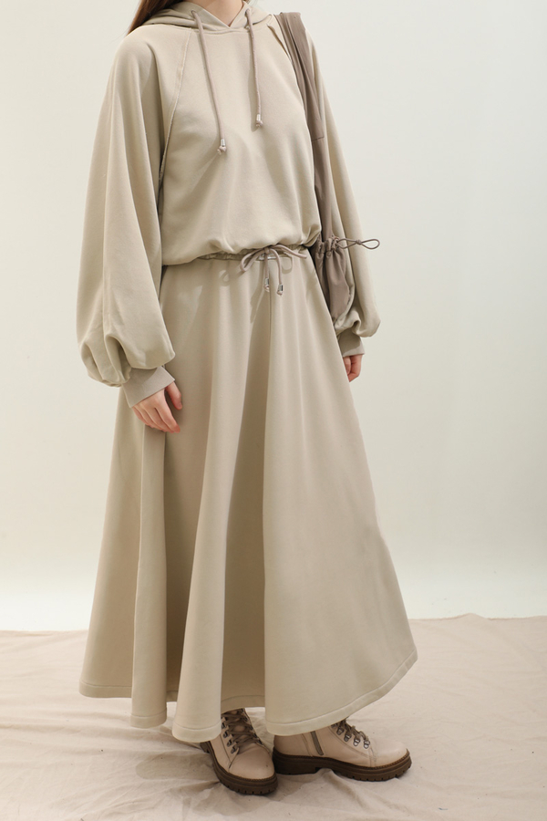 Kapişonlu Sweat Etek Takım Taş - 5