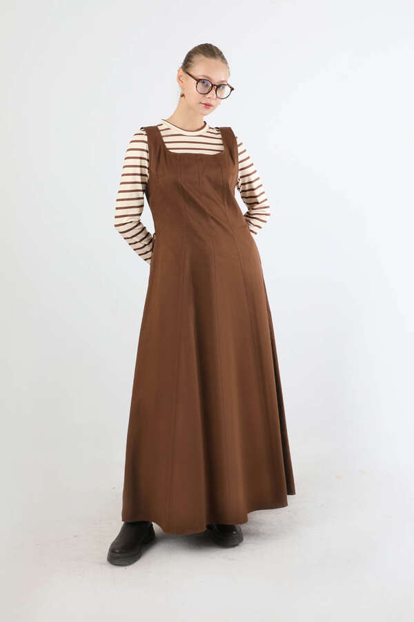 Kare Yaka Jile Kahverengi - 3