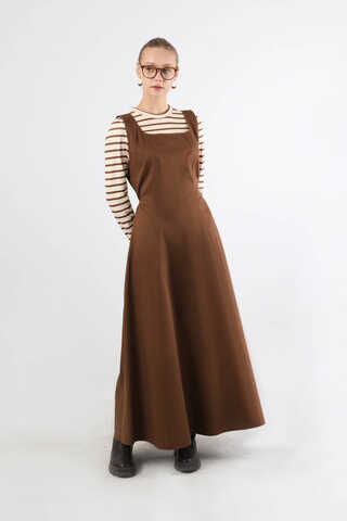 Kare Yaka Jile Kahverengi - 5