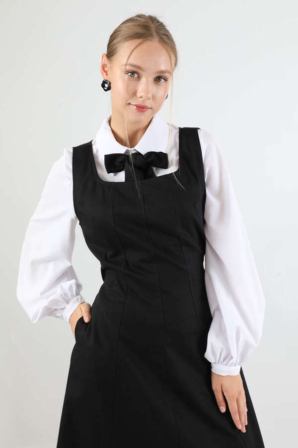 Kare Yaka Jile Siyah - 2