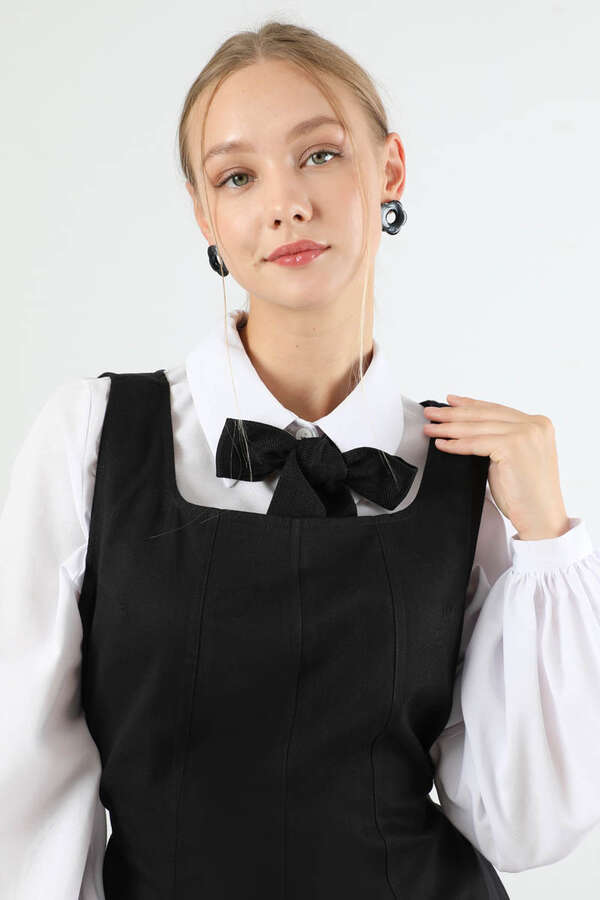 Kare Yaka Jile Siyah - 4