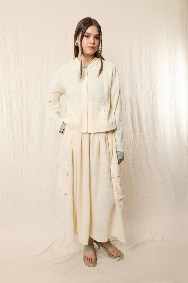 Kargo Cep Müslin Etek Takım Taş - 4