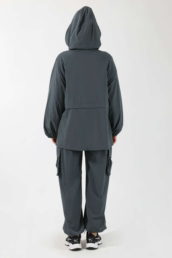 Kargo Cepli Premium Spor Takım Füme - 6