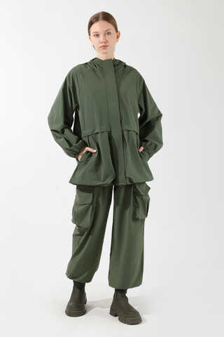 Kargo Cepli Premium Spor Takım Haki - 5