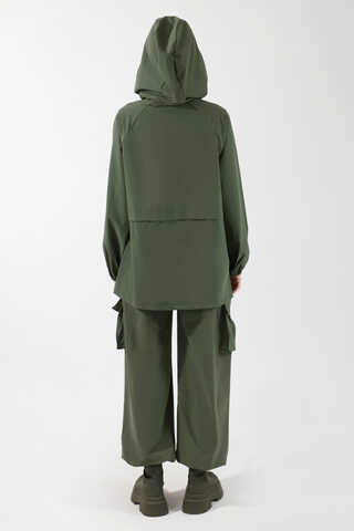 Kargo Cepli Premium Spor Takım Haki - 6