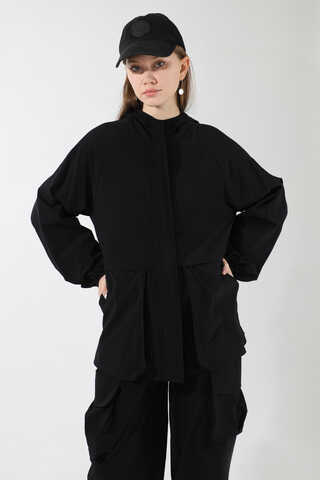 Kargo Cepli Premium Spor Takım Siyah - 2