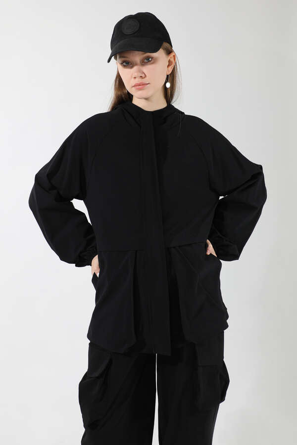 Kargo Cepli Premium Spor Takım Siyah - 2