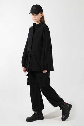 Kargo Cepli Premium Spor Takım Siyah - 1