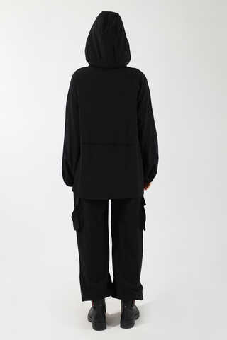 Kargo Cepli Premium Spor Takım Siyah - 6