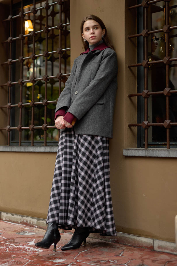 Kaşe Blazer Ceket Antrasit - 4