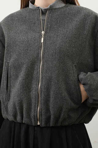 Kaşe Bomber Ceket Antrasit - 4