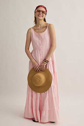 Kat Kat Jile Elbise Pembe - 3