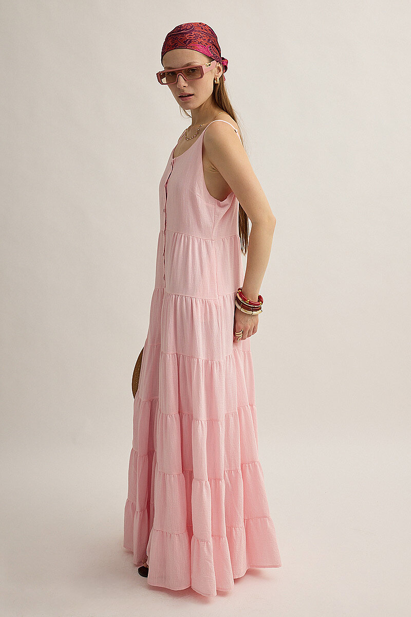 Kat Kat Jile Elbise Pembe - 4