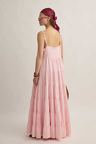 Kat Kat Jile Elbise Pembe - 5