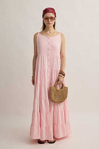 Kat Kat Jile Elbise Pembe - 6