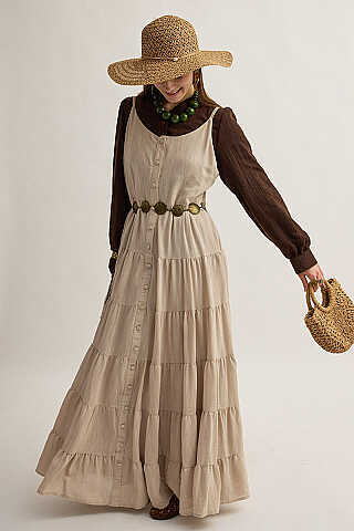 Kat Kat Jile Elbise Taş - 4
