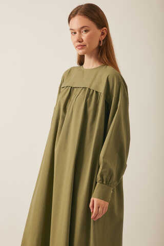 Kayra Yelekli Elbise Takım Haki - 2