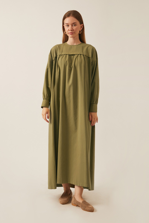 Kayra Yelekli Elbise Takım Haki 