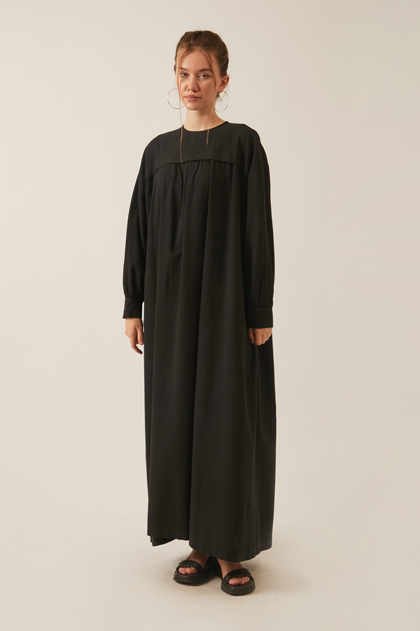 Kayra Yelekli Elbise Takım Siyah - 2