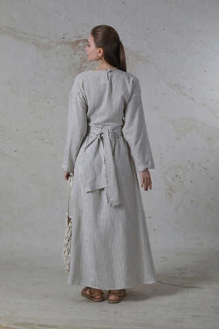 Bağlamalı Müslin Etek Takım Siyah - 6