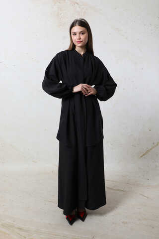 Kendinden Kemerli İkili Takım Siyah - 3