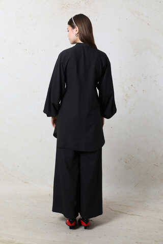 Kendinden Kemerli İkili Takım Siyah - 9