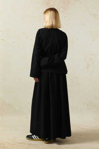 Kimonolu Etek Takım Siyah - 8