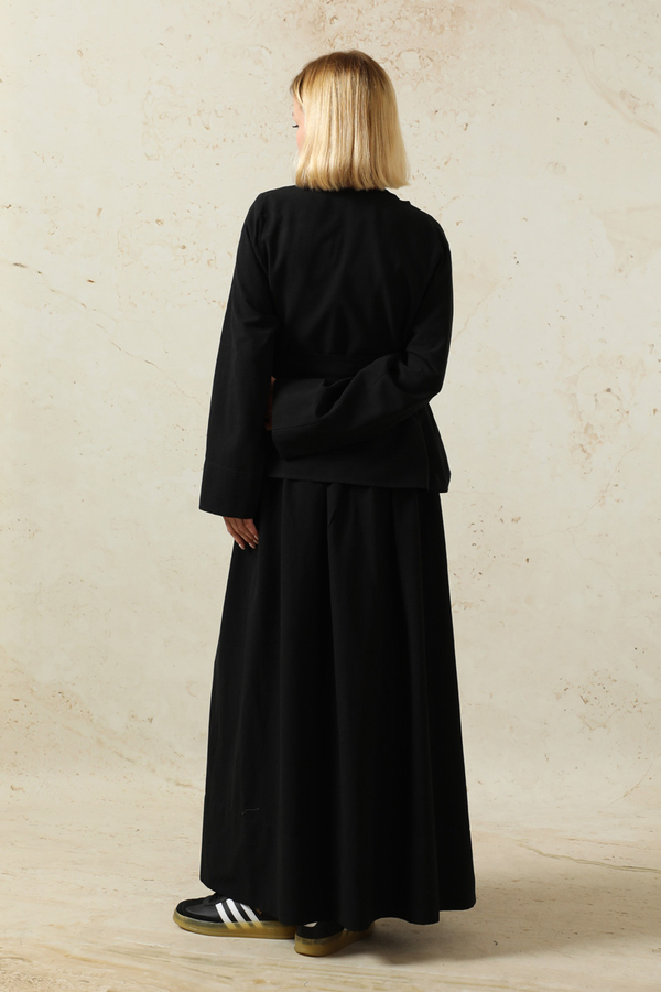 Kimonolu Etek Takım Siyah - 8