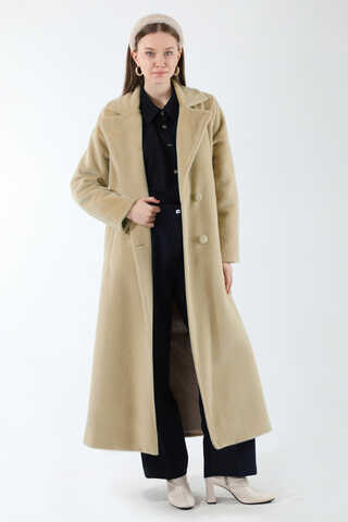 Kısa Tüylü Oversize Kaban Taş - 1