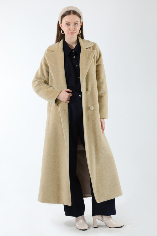 Kısa Tüylü Oversize Kaban Taş - 1